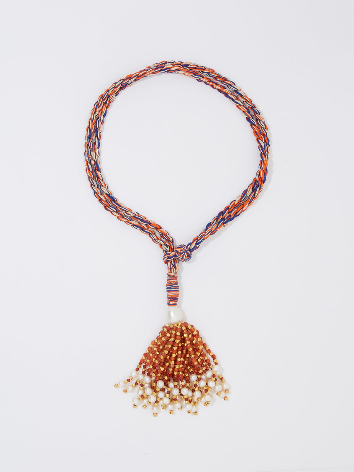 Pompom choker necklace